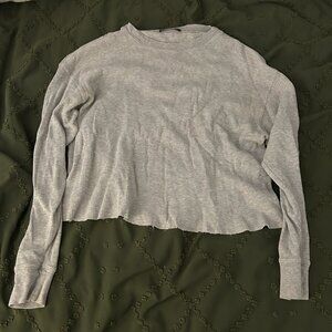 Brandy Melville Waffle Knit Crewknit